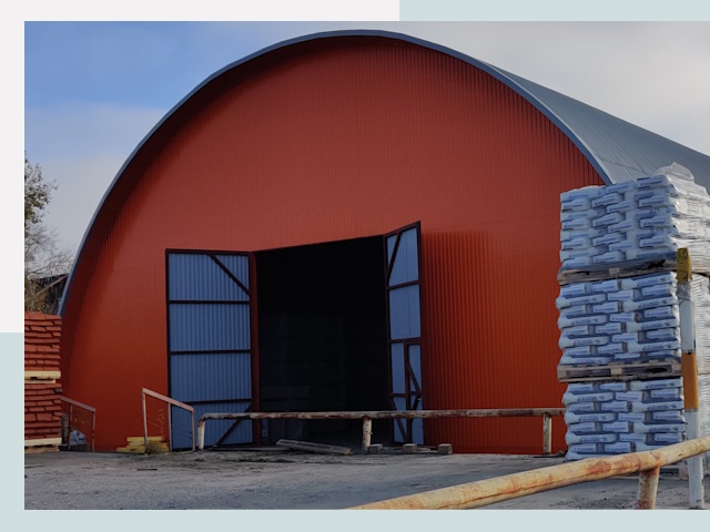 Полукруглые ангары по цене от 617 руб. в Шуя