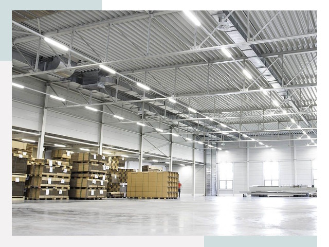 Освещение ангаров в Шуе